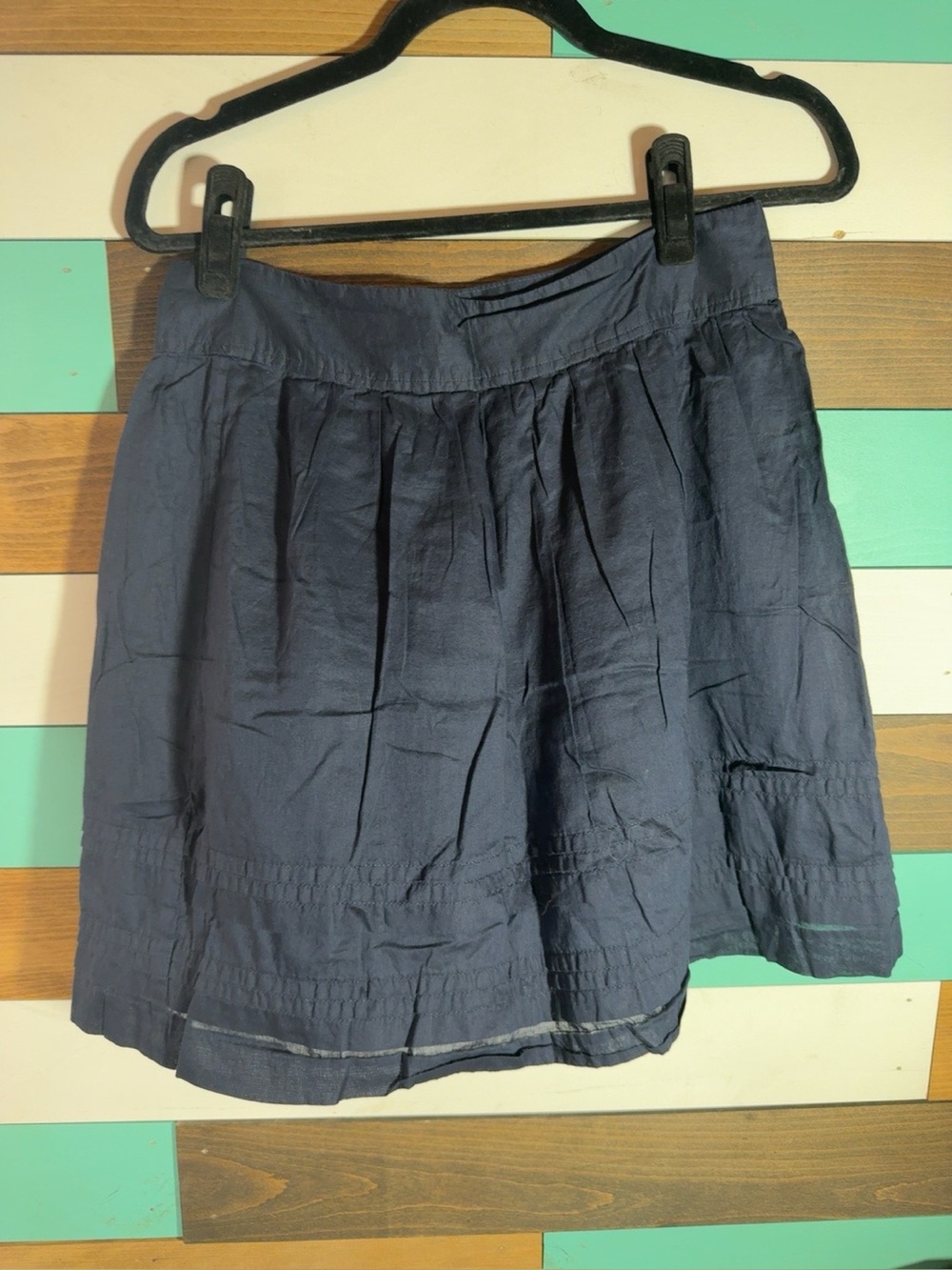 LOFT Dark Navy Casual Skirt